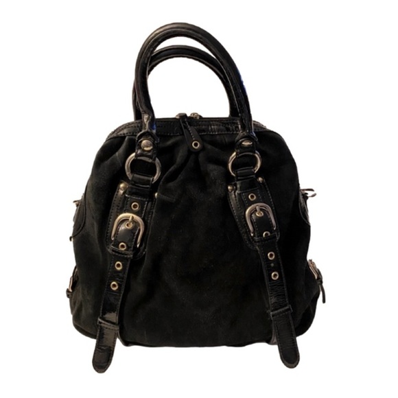 Hype Handbags - HYPE Suede and Patent Leather Bag - Purse